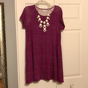 Old Navy purple shift dress